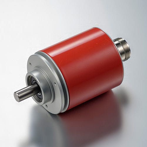 Абсолютный датчик угла поворота - CS10 series - Hohner Automaticos - со сплошным валом / однооборотный / параллельный