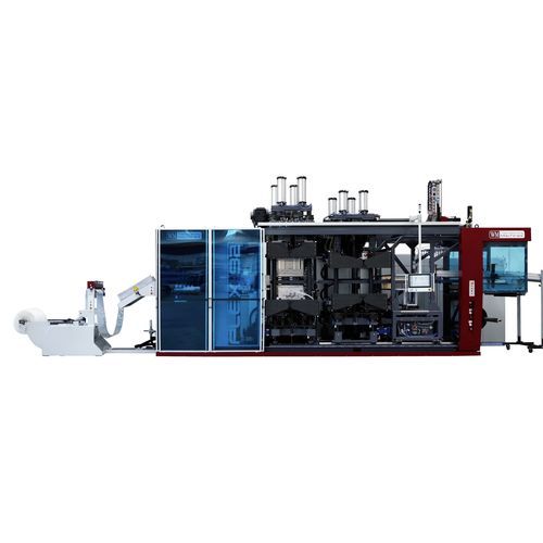 Устройство для термоформования с подачей в рулонах - FLEX 92 - WM Thermoforming Machines SA - для производства стаканов / автоматическое / вакуумное