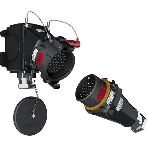Соединитель для передачи данных - DXN37C - MARECHAL ELECTRIC - для источника электропитания / круглый / IP67