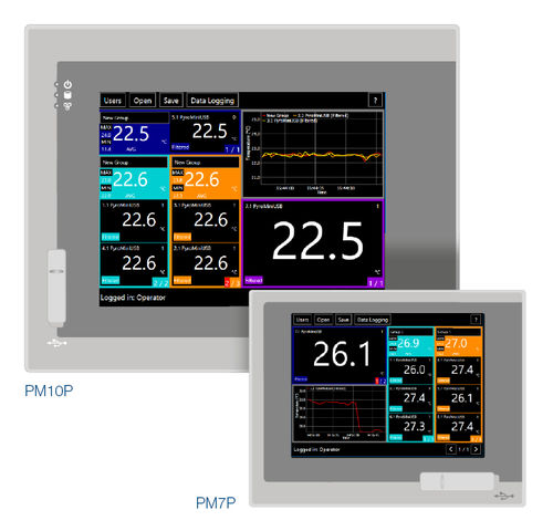 Панельный ПК ЖК-монитор - PM7P, PM10P - Calex Electronics Limited - с резистивным сенсорным экраном / со светодиодной подсветкой / 7"