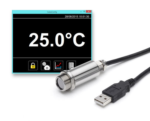 Пирометр без дисплея - PyroMiniUSB - Calex Electronics Limited - USB / IP65 / full IP65