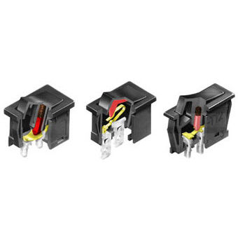 Клавишный переключатель - CW series - NKK Switches - однополюсный / пыленепроницаемый / компактный