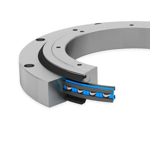 Опорно-поворотное устройство без зубцов - LVA series - Franke GmbH - с шариковым подшипником с четырьмя контактными точками / однорядная / с четырьмя контактными точками