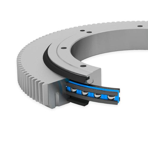 Опорно-поворотное устройство с наружным зацеплением - LVD series - Franke GmbH - с шариковым подшипником с четырьмя контактными точками / однорядная / с четырьмя контактными точками