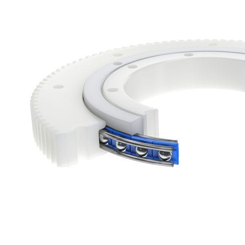 Опорно-поворотное устройство с наружным зацеплением - LVM series - Franke GmbH - с шариковым подшипником с четырьмя контактными точками / однорядная / с четырьмя контактными точками
