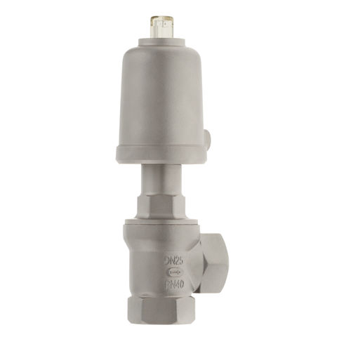 Клапан с прямым углом - 7050  - Schubert & Salzer Control Systems GmbH - из нержавеющей стали / для агрессивных жидкостей