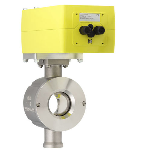 Клапан со сферическим золотником - 4037 - Schubert & Salzer Control Systems GmbH - с электрическим приводом / для контроля / для остановки