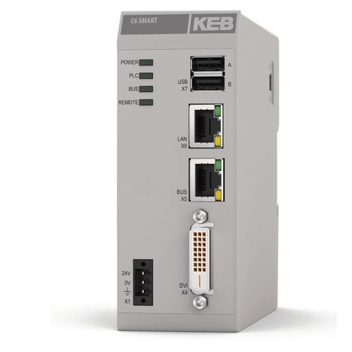 Адаптивное управление в реальном масштабе времени для сети Ethernet - C6 SMART - KEB Automation KG - RS232 / со встроенным E/S