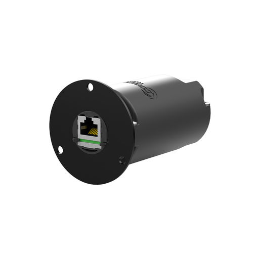 Вращающийся коллектор через Ethernet - MiniEth - Conductix-Wampfler - 1 Gbps / со стойкой / промышленный