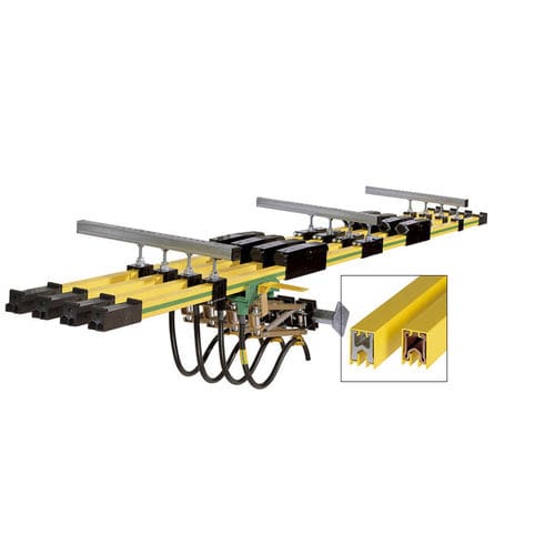 Однополюсный токоподводящий рельс - Single PowerLine 0813 Series - Conductix-Wampfler - из алюминия / из меди / из нержавеющей стали