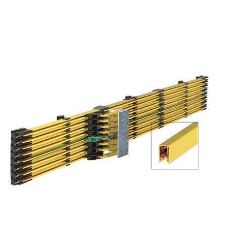 Изолированный токоподводящий рельс - FlexLine 0815 - Conductix-Wampfler - однополюсный / закрытый / компактный