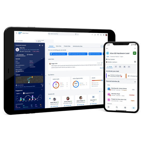 Программное обеспечение автоматизации управления силой ветра - Sales Cloud - SAP - встроенное / коллаборативное
