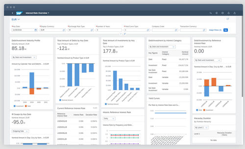 Программное обеспечение для управления финансами - S/4HANA Cloud for central finance - SAP - для управления / для составления отчетности / ERP