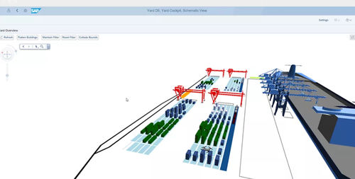 Программное обеспечение для логистического управления - Yard Logistics - SAP - для управления ресурсами / для визуализации / для управления