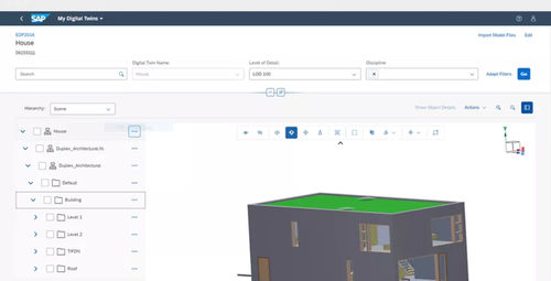 Программное обеспечение для проектирования - Project and Resource Management - SAP - 3D-моделирования / BIM / для создания цифрового двойника