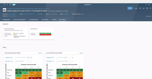 Программное обеспечение для управления активами - Asset Performance Management - SAP - для управления производственным процессом / для контроля / для проектирования