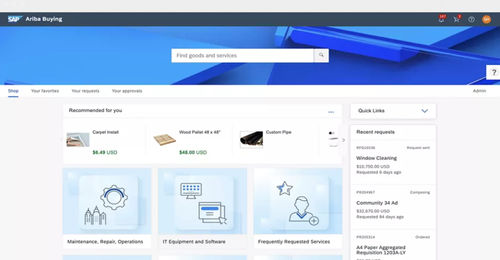 Программное обеспечение для управления - Ariba Buying and Invoicing - SAP - для анализа / для интерфейса / качества