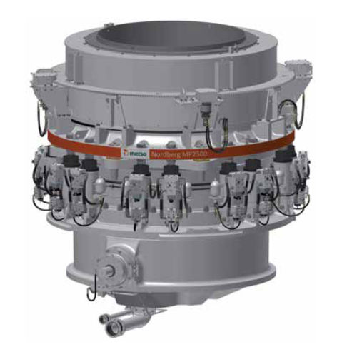 Конусная камнедробилка - Nordberg® MP2500™ - Metso Corporation - стационарная / первичная / вторичная