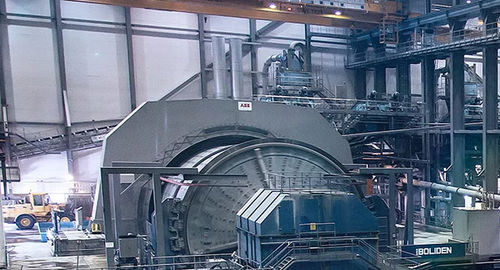 Дробилка для руды - AG - Metso Corporation - с шарами / горизонтальная / автоматическая