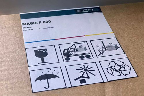 Пленка для ламинирования - MAGIS F 830 - ECO3 - ламинированная / из ПЭТФ / для полиграфии