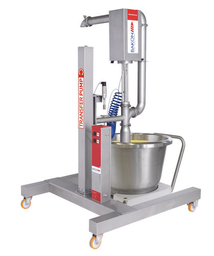 Поршневый насос - Bakon B.V., food equipment - для сливок / пневматический / мобильный