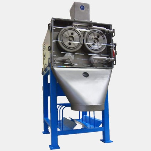 Дробилка для продуктов питания - LRC 250 - Bauermeister Zerkleinerungstechnik GmbH - с цилиндрами / вертикальная / для лабораторий
