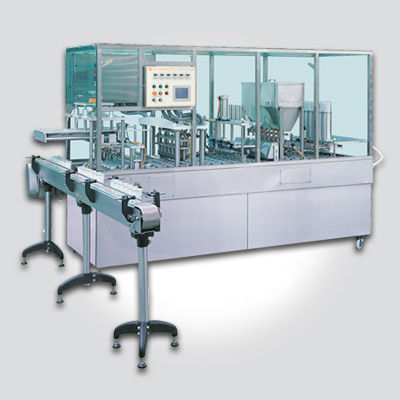 Полностью автоматическая наполнительная/упаковочная машина - FST Series - San Tung Machine Industry Co., Ltd. - для продуктов питания / для жидкостей / для стаканов
