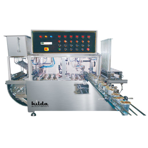 Полностью автоматическая наполнительная/упаковочная машина - M/S. Hilda Automation  - линейная / для продуктов питания / для стаканов