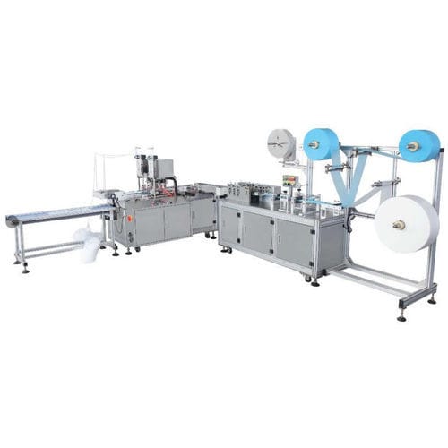 Производственная линия для масок - Zhejiang Hualian Pharmaceutical Machinery Co., Ltd. - автоматизированная / ультразвуковая