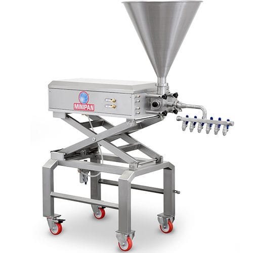 Объемная couleuse - JELLY TOPPER - Minipan S.r.l. Food Processing Machines - для пищевой промышленности / для хлебопекарного производства / мобильная