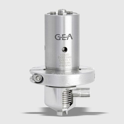 Клапан для остановки - Aseptomag® AMV  - GEA Procomac S.p.A. - с пневматическим управлением / модулируемый / сварной