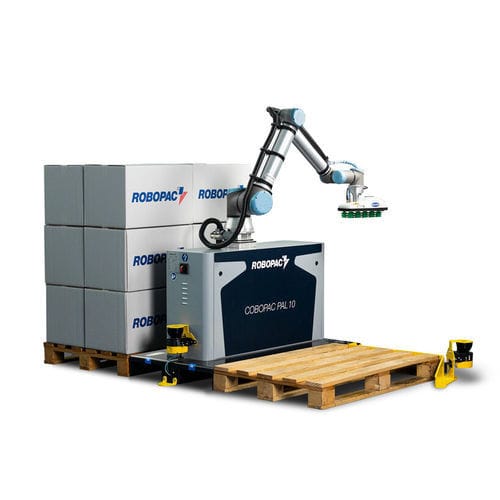 Роботизированный штабелер - Cobopac Pal 10  - ROBOPAC SPA - для трубы / для ящиков / коллаборативный