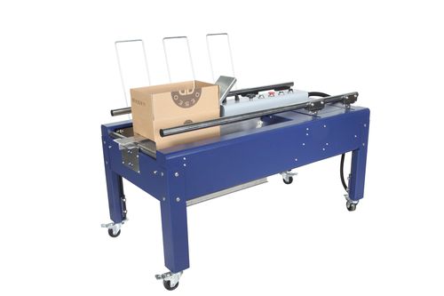 Машина для запечатывания коробок с четырьмя клапанами - STARBOX series - ROBOPAC SPA - клейкая лента / полуавтоматическая