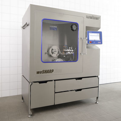 Заточный станок с вертикальным точильным кругом - weSHARP 7000 - Weber Maschinenbau - для пластин / для ножа / с цифровым управлением