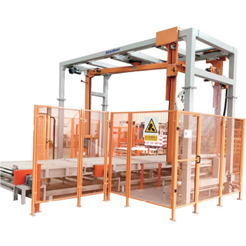 Паллетообмотчик с поворотным кронштейном - R1800FZ-PL-FM1800  - SHANDONG  SINOLION  MACHINERY  CORP  LTD - полностью автоматический / для пищевой промышленности и для производства напитков / для использования в промышленности