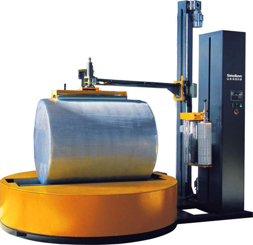 Паллетообмотчик для наматывающего устройства - Y2200F-CS - SHANDONG SINOLION MACHINERY CORP LTD - с поворотным столом / автоматический / для цилиндрических изделий