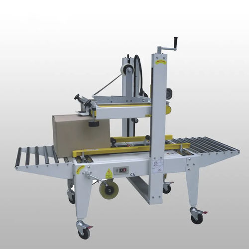 Машина для запечатывания коробок с двойными клапанами - GPA-50 - SHANDONG  SINOLION  MACHINERY  CORP  LTD - клейкая лента / полуавтоматическая