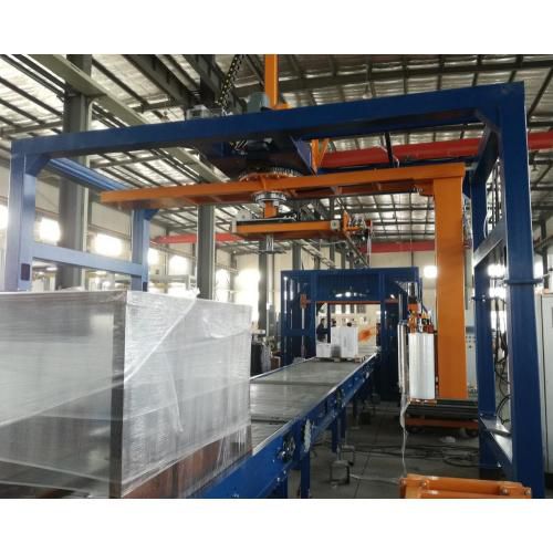 Автоматический паллетообмотчик - R1800FZ-PL - SHANDONG  SINOLION  MACHINERY  CORP  LTD - с вращающимся кольцом / с поворотным кронштейном / с механической тормозной системой