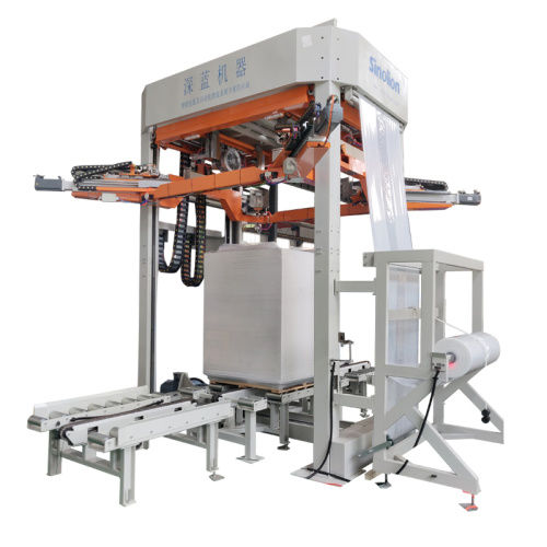 Автоматическая машина для обертывания груза на поддоне - SHANDONG  SINOLION  MACHINERY  CORP  LTD - со стрейч-пленкой / для строительной техники / для паллет