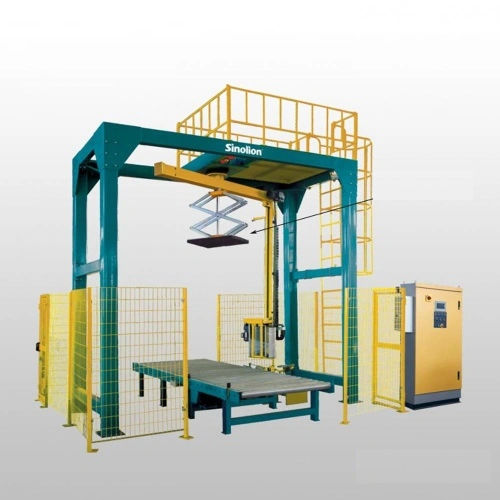 Паллетообмотчик с поворотным кронштейном - R1800FZ-PL-CS - SHANDONG SINOLION MACHINERY CORP LTD - полностью автоматический / для пищевой промышленности и для производства напитков / для паллет