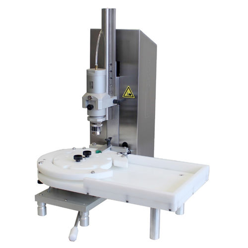 Опрессовочный станок для флаконов - FP120-R - WICK-Machinery GmbH - с ручным управлением / электрогидравлический / пневматический