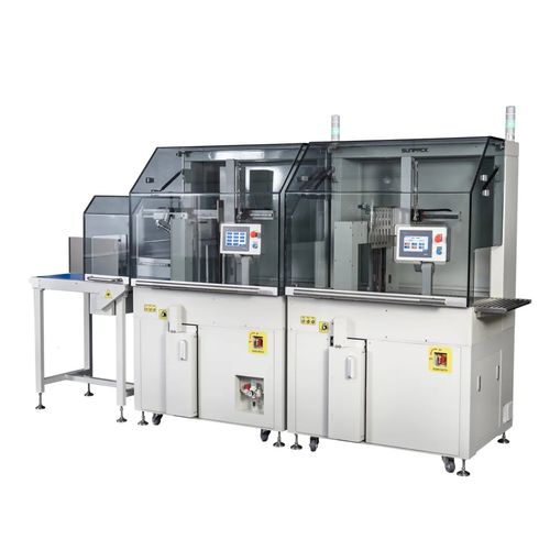 Автоматическая гибочная машина - WK02-30BMB - DONGGUAN XUTIAN MACHINE CO.LTD. - с пленкой ОПП / линейная / с ленточным конвейером