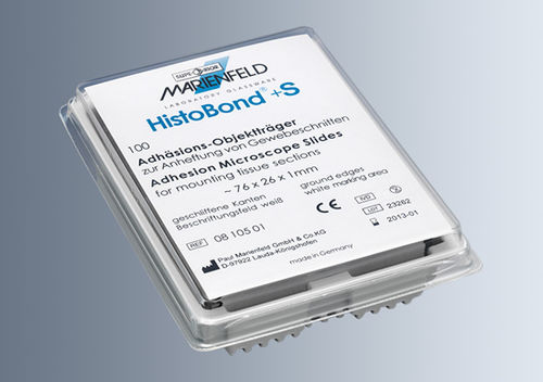 Предметное стекло для микроскопа - 76 x 26 x 1 mm | HistoBond®+S - Paul Marienfeld GmbH & Co. KG