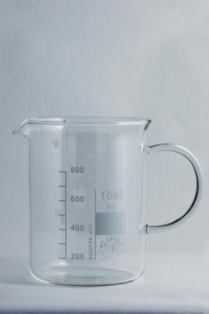 Градуированный химический стакан - 5 - 1 000 ml - Dixon Glass Ltd - из стекла