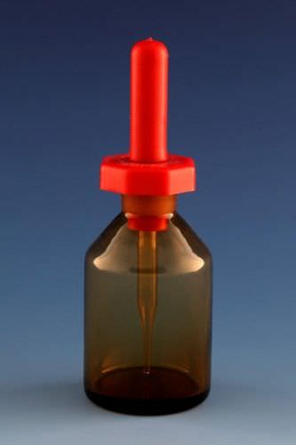 Колба счетчик капель - 30 - 100 ml - Dixon Glass Ltd - из боросиликатного стекла / с пипеткой