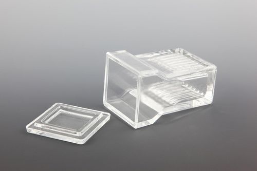 Резервуар с сосудами для окрашивания Хеллендаля - Dixon Glass Ltd - из стекла / вертикальный