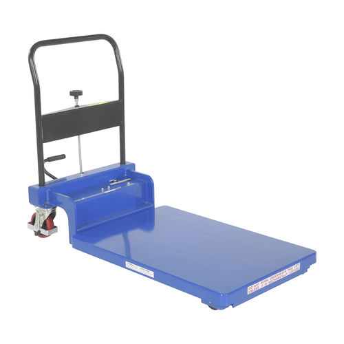 Ножничный подъемный стол - CART-LP-AS series - Vestil Manufacturing - с ручным управлением / мобильный / сверхплоский