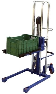 Штабелер с ручным управлением - ABS-130 - Vestil Manufacturing - с сопровождающим оператором / для ящиков