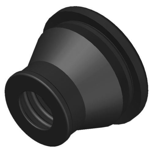 Проходная втулка из каучука - 0996 - A. Vogt GmbH & Co.KG - из СКЭП / открытая / против растяжения