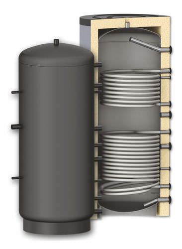 Резервуар для стокирования - PR2 series - NES - New Energy Systems - для воды / из полиуретана / для отопления с помощью солнечной энергии